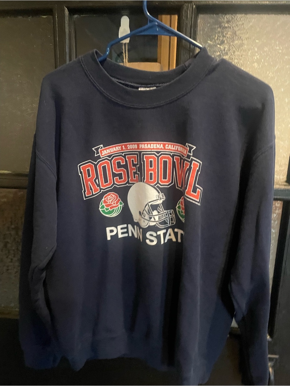 Gildan Navy Rose Bowl Penn State Crewneck Sweatshirt